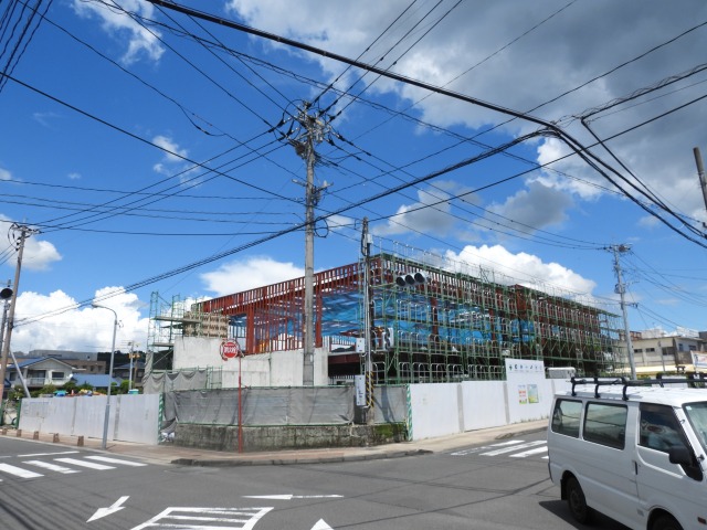 子ども館建設現場8月24日南西側