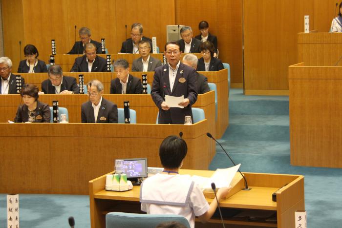 若者議会での市長答弁