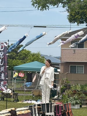 鯉のぼり展示セレモニー1