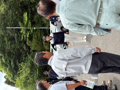野間議員災害復旧状況視察1