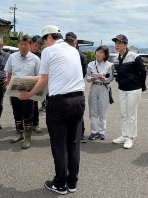 野間議員災害復旧状況視察3