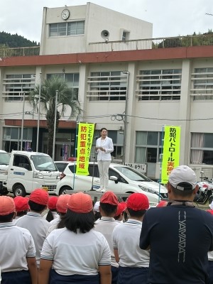 2026地域防犯パトロール出発式1